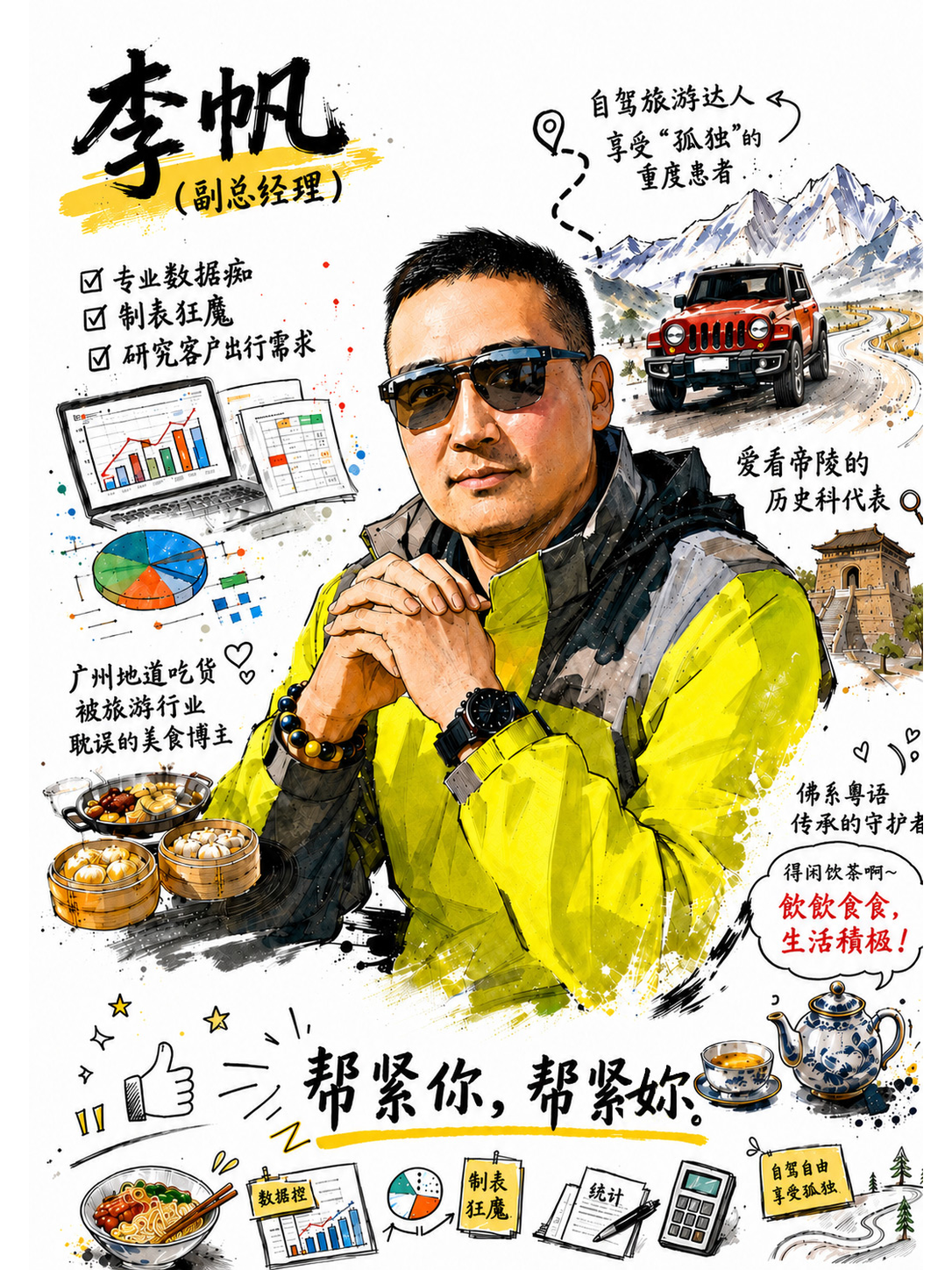 船客团队成员李帆插画介绍
